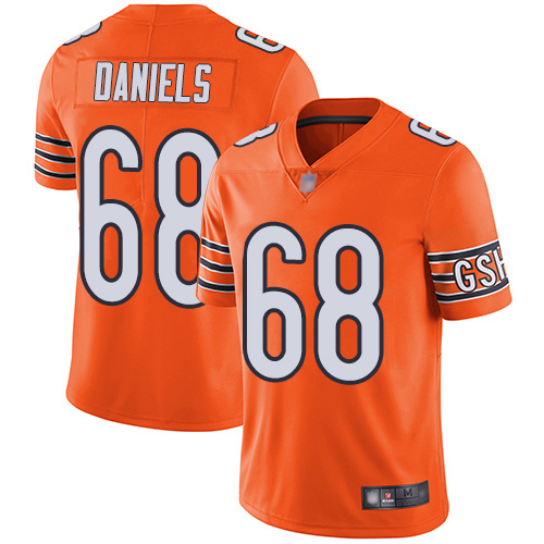 Chicago Bears Limited Orange Men James Daniels Alternate Jersey NFL Football #68 Vapor Untouchable